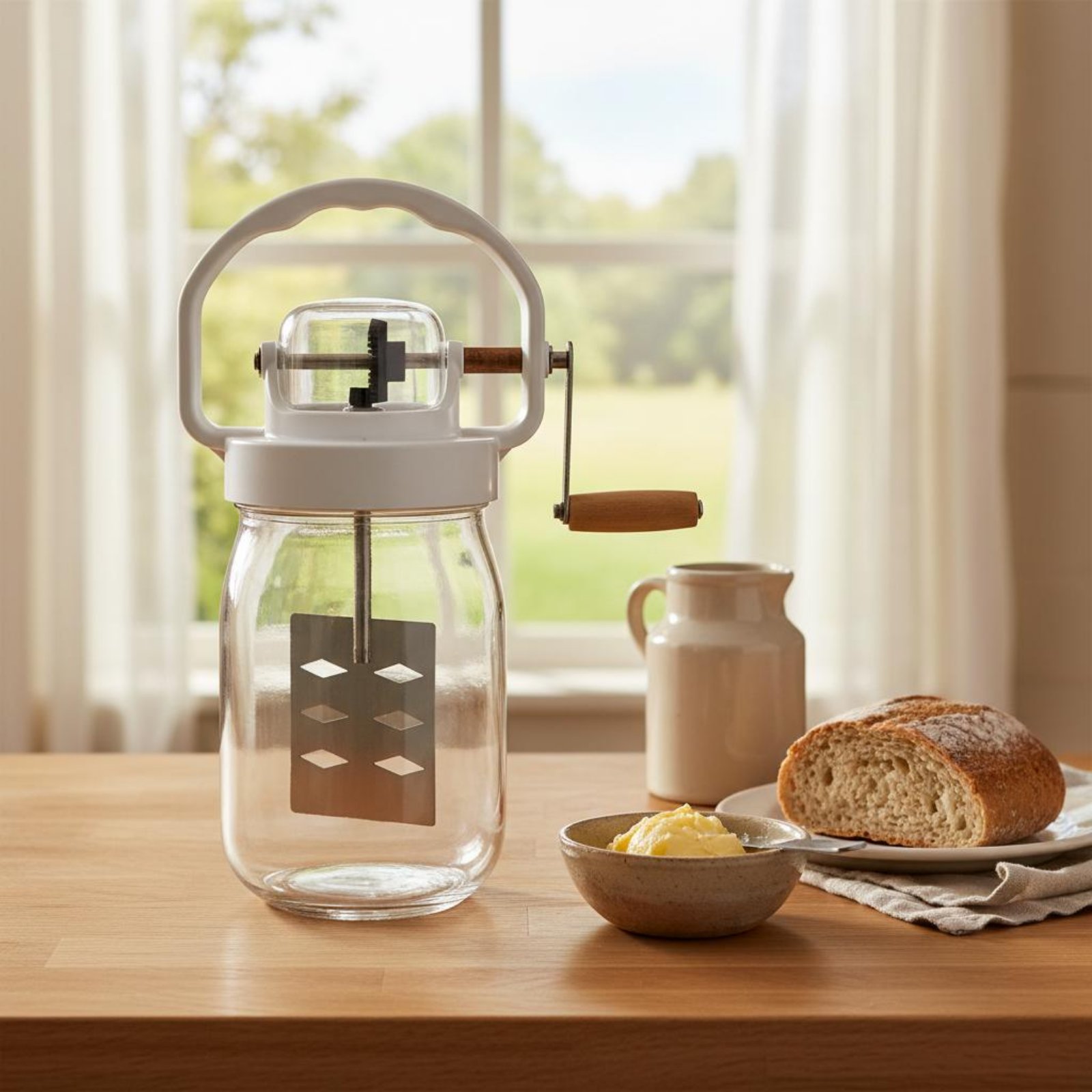 Kitchen Appliances Germany - Hand Crank Butter Churner Manual Butter