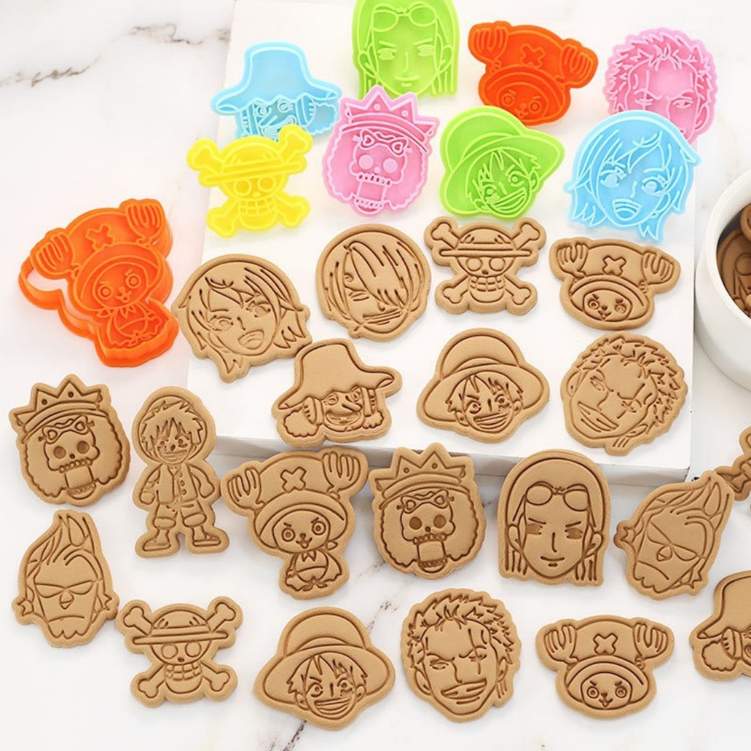 One Piece Cookie Cutter Set Cu - Kitchen Appliances For Baking reseña y precio