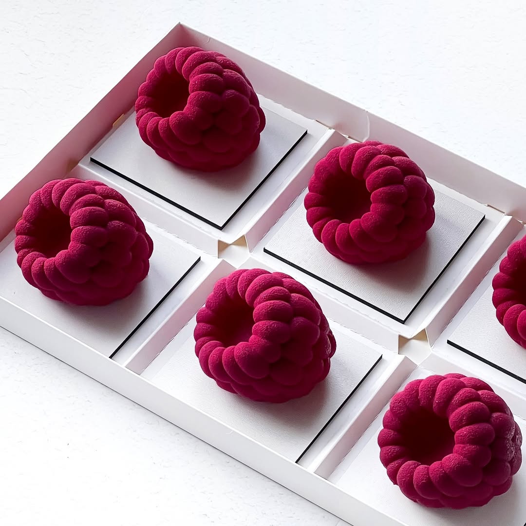 6/12/24-Cell Raspberry Design  - Kitchen Appliances For Baking reseña y precio