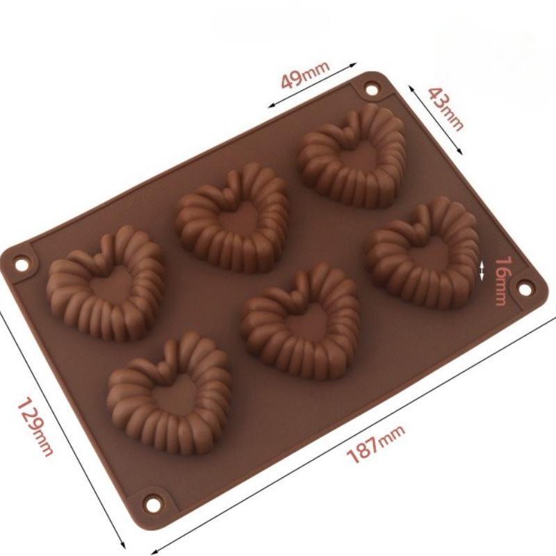 Heart-shaped Silicone Chocolat - Kitchen Appliances For Baking reseña y precio