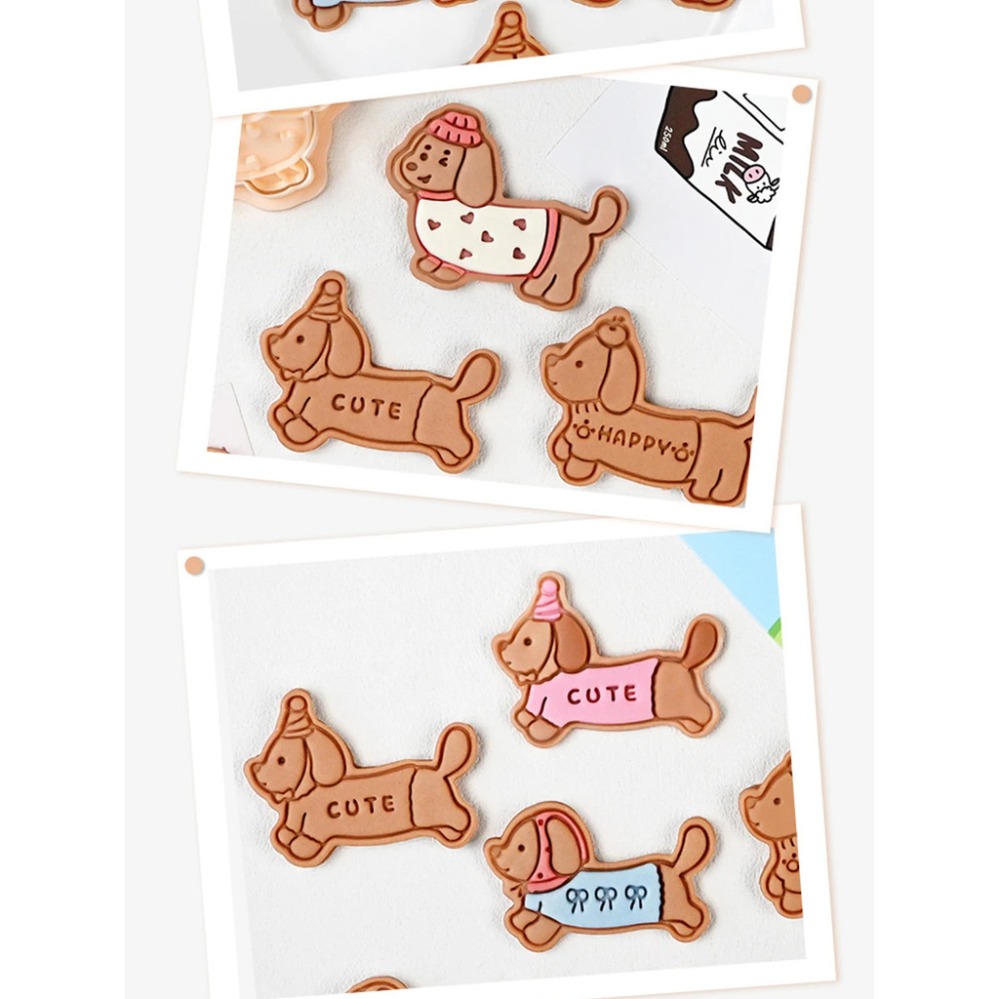 Cookie Mold Stamp Cartoon Saus - Kitchen Appliances For Baking reseña y precio