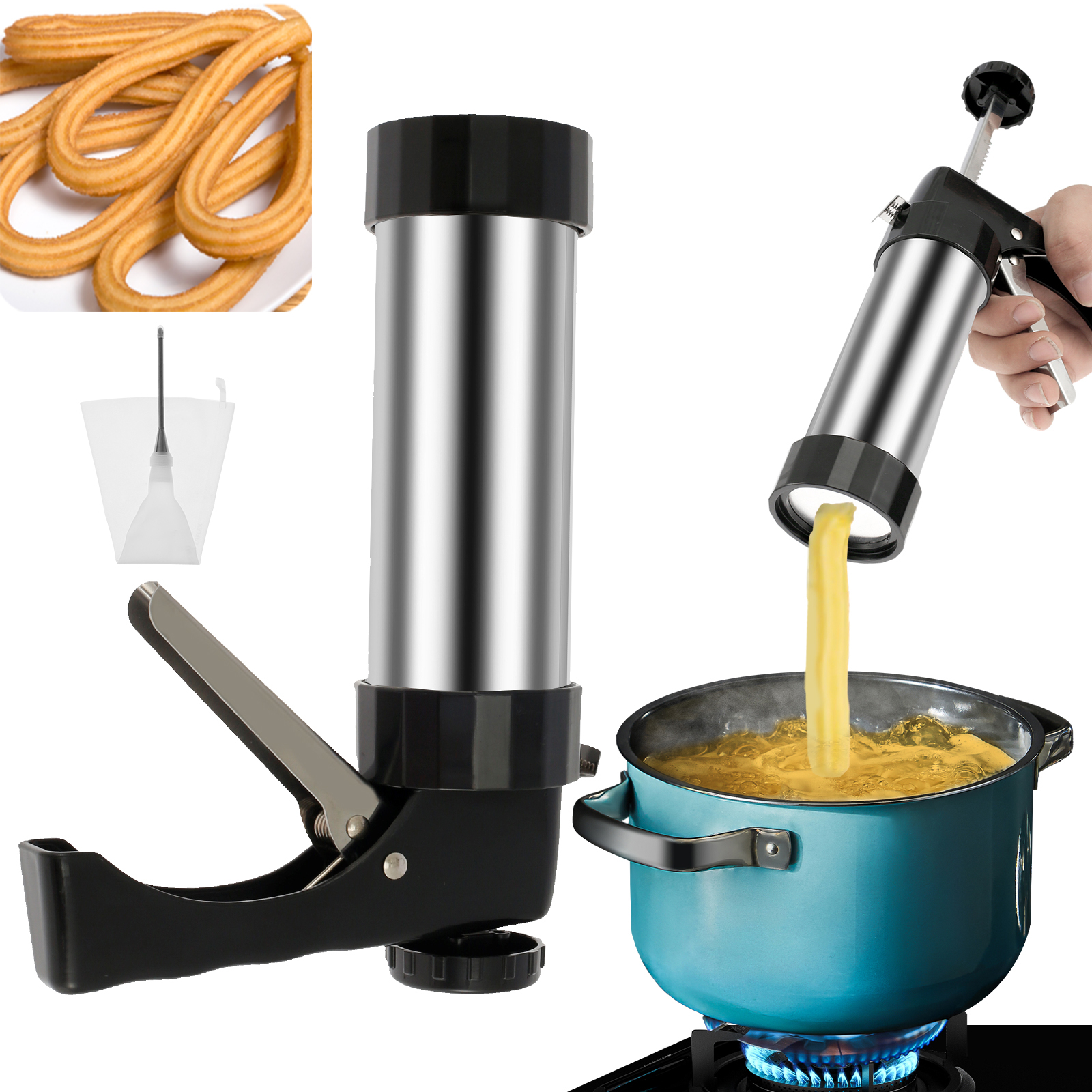 Churrera Churro Maker Machine  - Kitchen Appliances For Baking reseña y precio