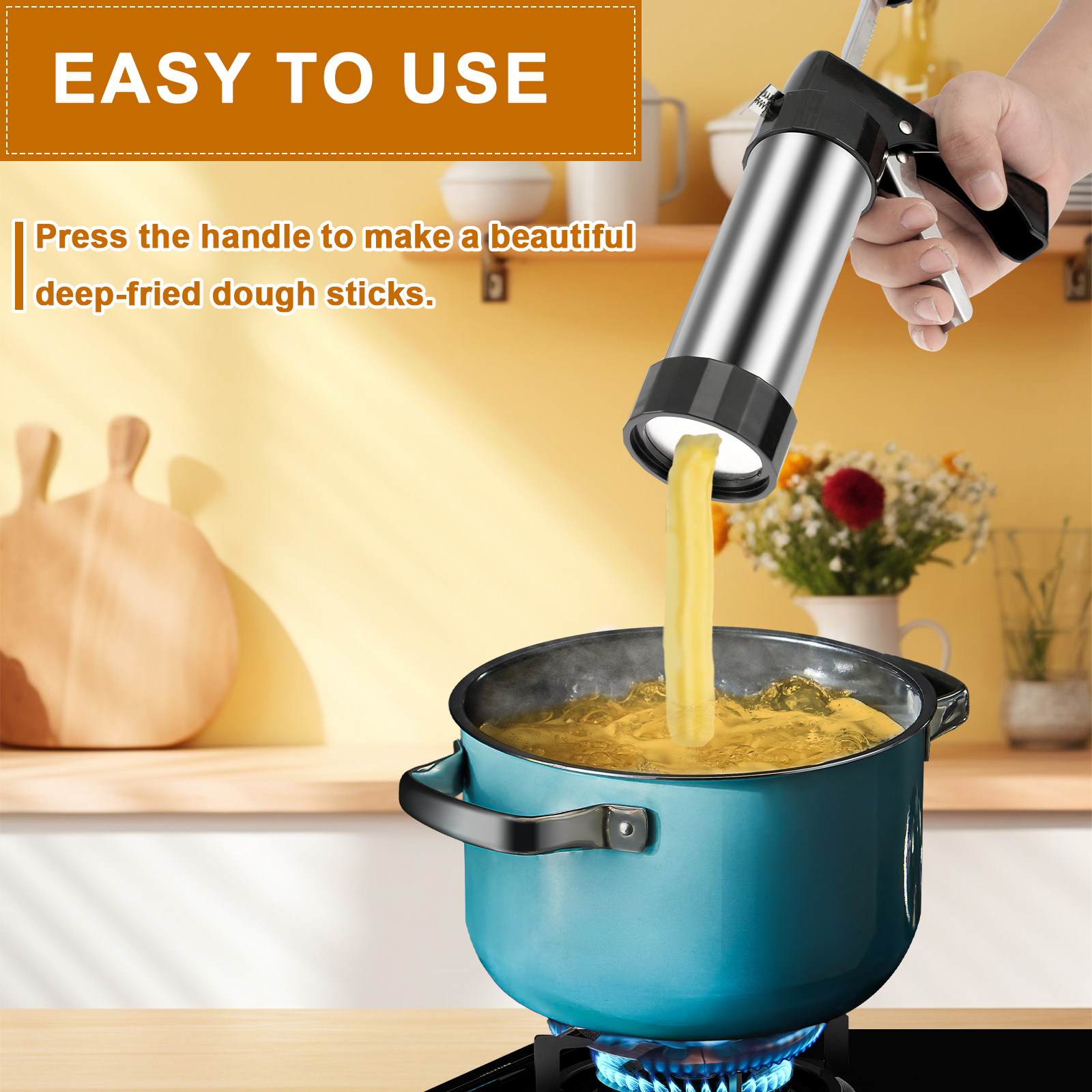 Churrera Churro Maker Machine  - Kitchen Appliances For Baking reseña y precio