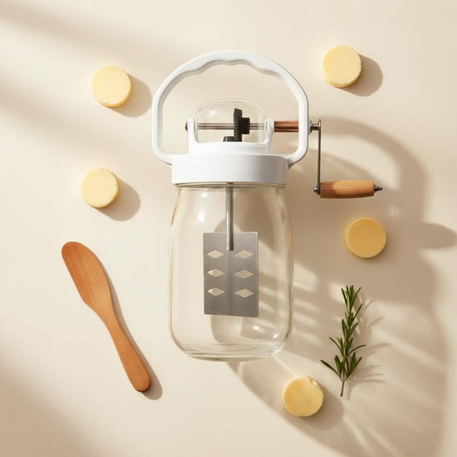 Hand Crank Butter Churner Manu - Kitchen Appliances Germany reseña y precio