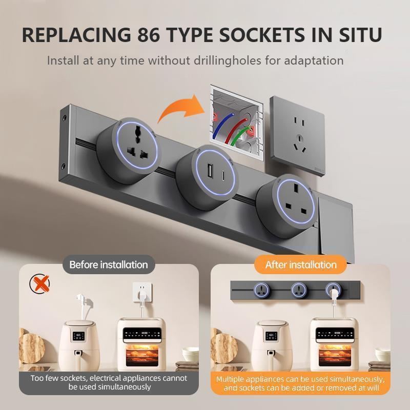 Track Socket With Switch High- - Kitchen Appliances Uk reseña y precio