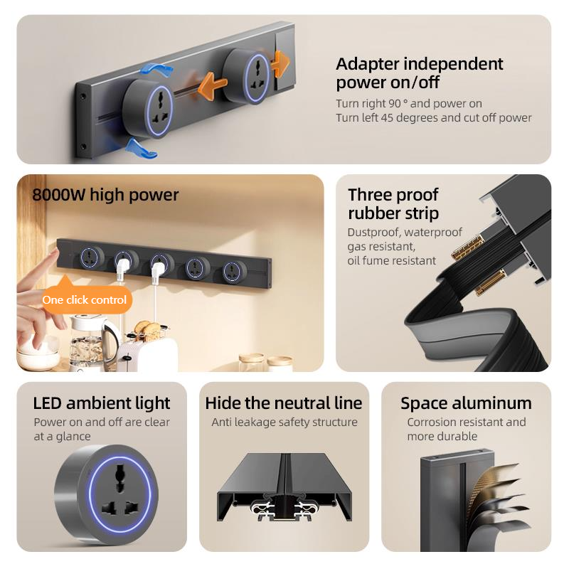 Track Socket With Switch High- - Kitchen Appliances Uk reseña y precio