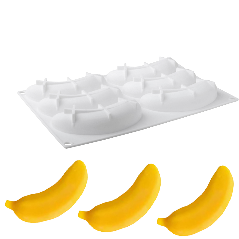 6 or 12 Cells Banana Design Si - Kitchen Appliances For Baking reseña y precio