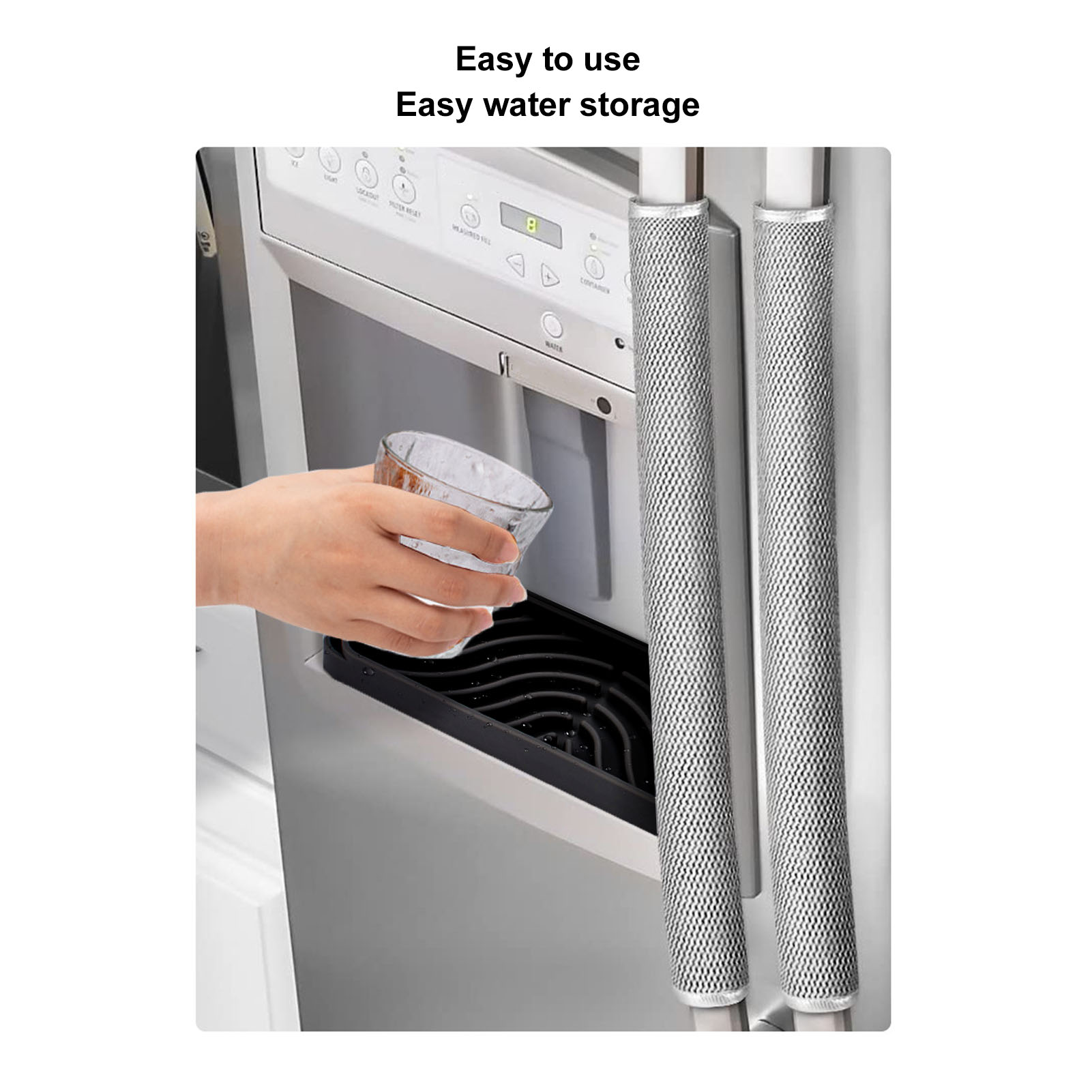 2Pcs Trapezoidal Silicone Refr - Kitchen Appliances List reseña y precio