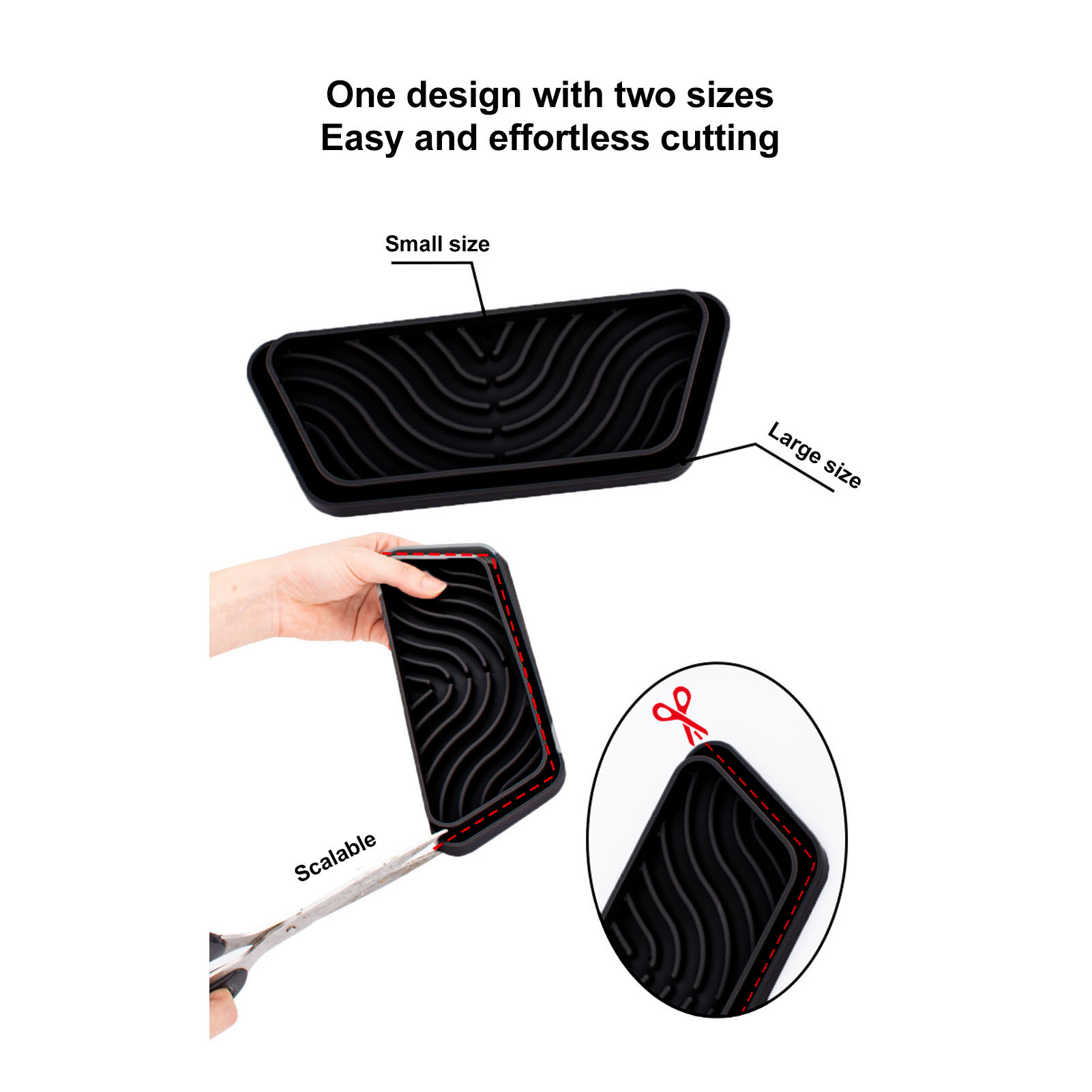 2Pcs Trapezoidal Silicone Refr - Kitchen Appliances List reseña y precio