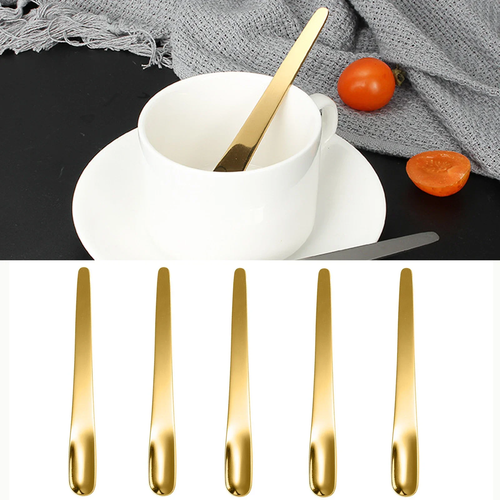 5PCS Coffee Spoon Stainless St - Kitchen Appliances Germany reseña y precio