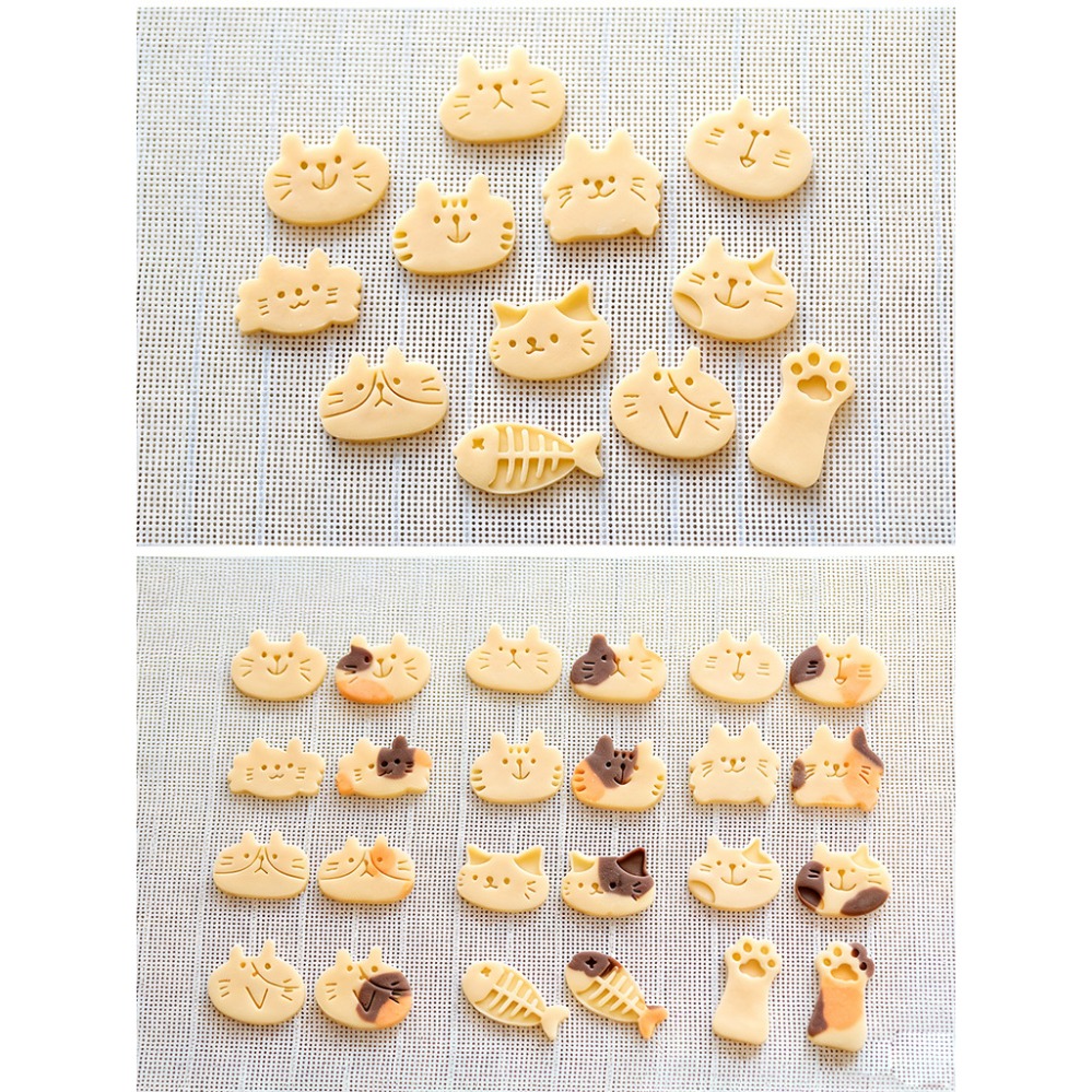 Cute Kitten DIY Stamp Cookie C - Kitchen Appliances For Baking reseña y precio