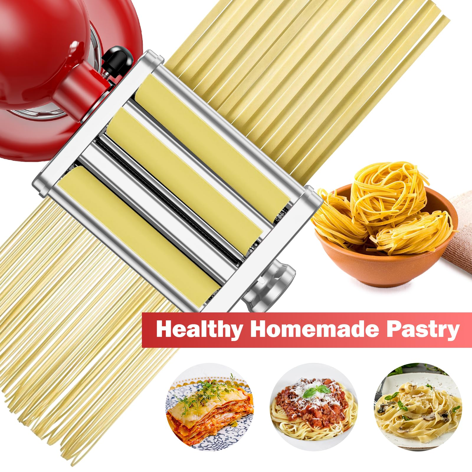 Gvode 3 in 1 Pasta Attachment  - Kitchen Appliances Germany reseña y precio