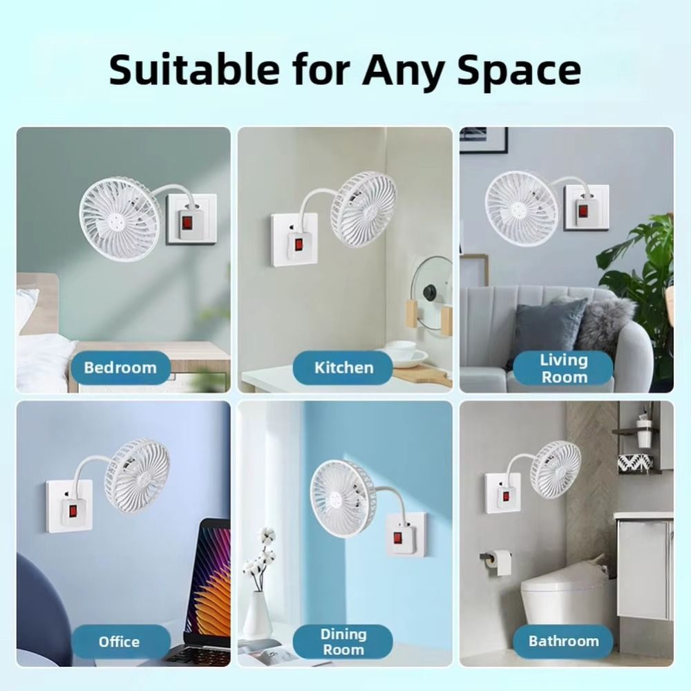 360 Rotatable Socket Fan Low N - Kitchen Appliances Uk reseña y precio