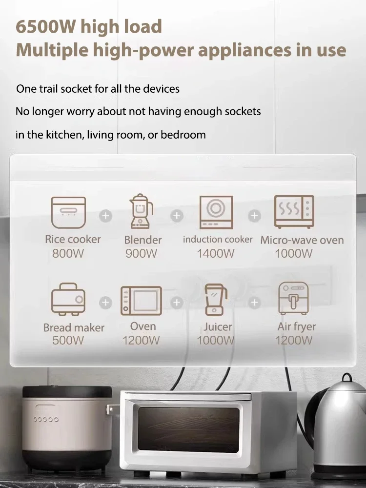 Wall Power Track Socket with S - Kitchen Appliances Uk reseña y precio
