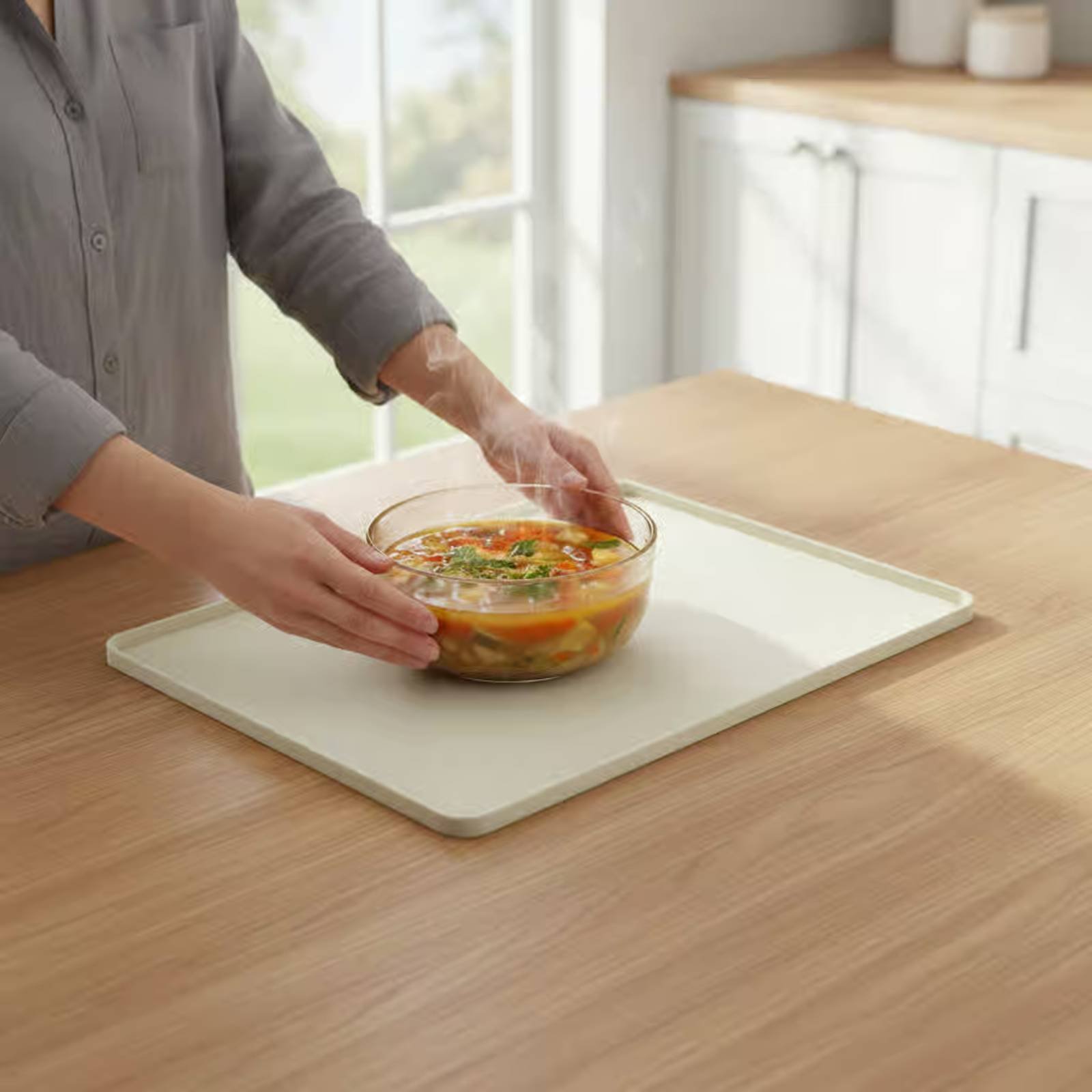 Silicone Microwave Top Mat Fle - Kitchen Appliances For Baking reseña y precio